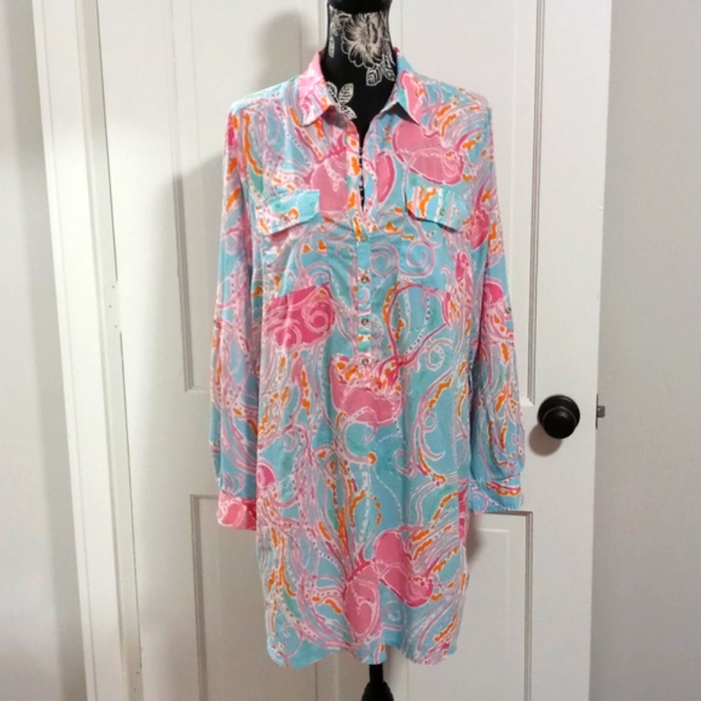 🪼Holy Grail🪼 Lilly Pulitzer - Captiva Tunic Cover-Up Dress
